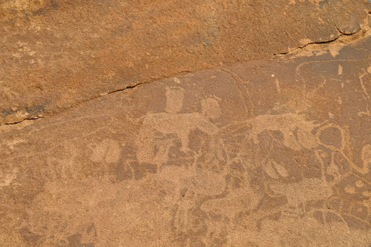 Felsgravuren, historisch, Twyfelfontein, Namibia, Afrika