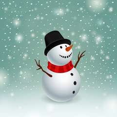 Beauty snowman