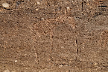 Felsgravuren, historisch, Twyfelfontein, Namibia, Afrika