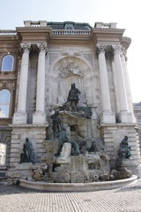 Fototapeta premium Palais de Budavár à Budapest, Hongrie 