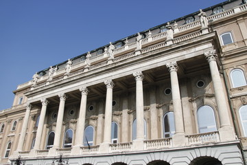 Fototapeta premium Galerie Nationale du Palais de Budavár à Budapest, Hongrie