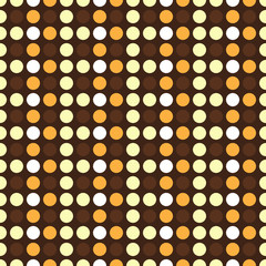 Retro geometric seamless pattern