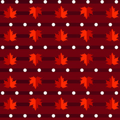 seamless maple leaf patterns