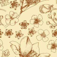 Vector wedding invitation card. flower illustration