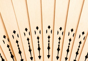 wooden folding fan background