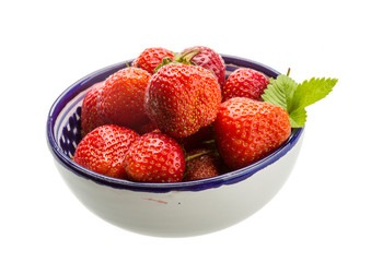Strawberry in the bowl