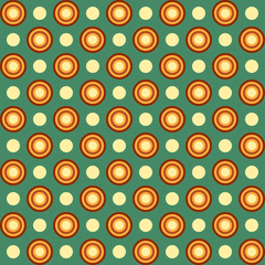 Seamless geometric pattern with circles