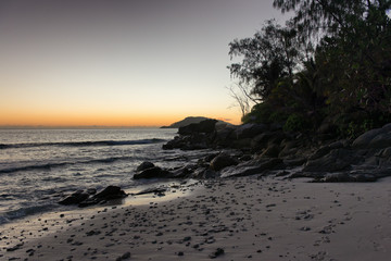 Stones at the Seashore of Mahe Island, Seychelles