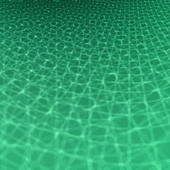 Abstract turquoise perspective background