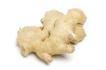 Ginger isolated on the white background