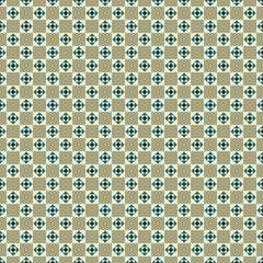 Seamless pattern with squares and triangles