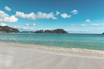 Anse Islet Beach at Port Launay, Seychelles