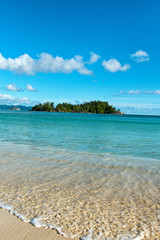 Anse Islet Beach at Port Launay, Seychelles