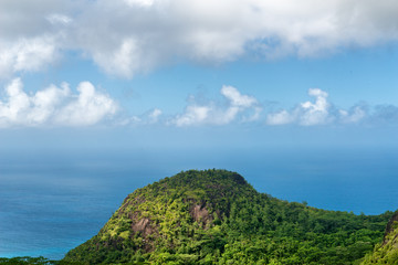 Fototapeta na wymiar View from Mission Lodge Lookout, Seychelles