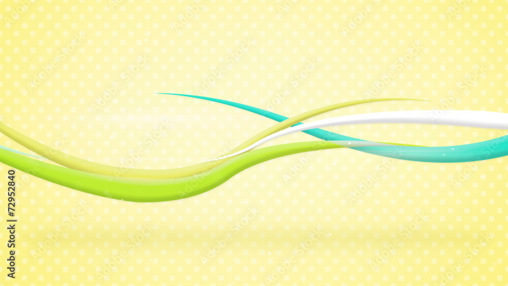Poster curvy strokes abstract loopable background