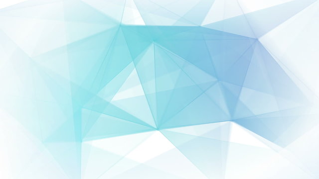 blue triangles on white background loop