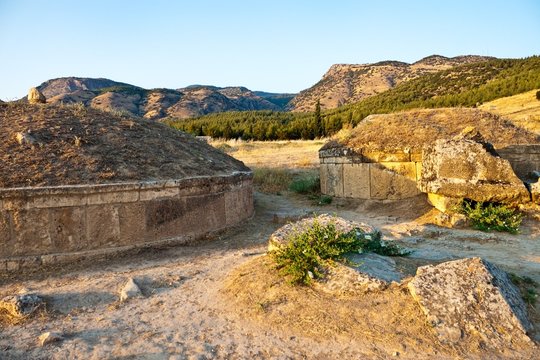 Ruins of ancient city Hierapolis