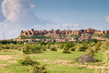Fototapeta na wymiar Golden Fort of Jaisalmer