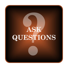 Obraz premium Ask questions icon