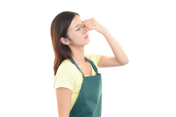 頭痛を訴える女性