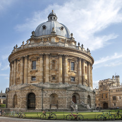 Fototapeta na wymiar All Souls College. Oxford University Library.