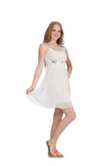 Young woman in fashion concept