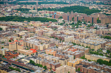 New York Buildings as seen from helicopter