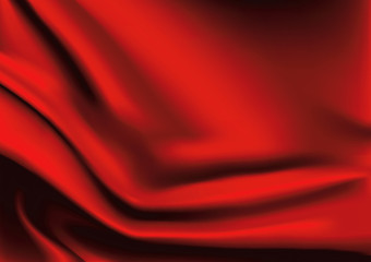 Obraz premium Vector of Red silk background