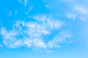 Fototapeta na wymiar white cloud and blue sky background image