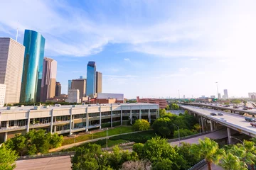 Foto op Plexiglas Houston Skyline North view in Texas US © lunamarina