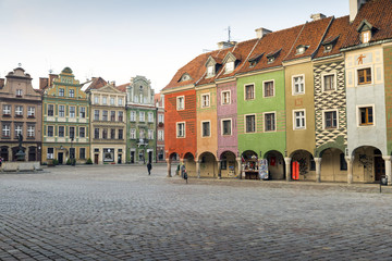 Fototapeta premium Rowhouses at Poznan