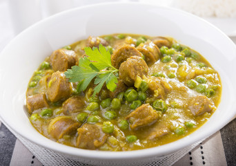 Curried Sausages