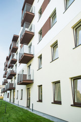 Newly renovated residential block