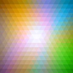 Abstract Triangular Multicolored Background