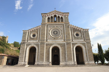 Fototapeta na wymiar Cortona Cathedral, Italy.