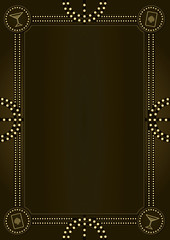Prohibition Era Background and Frame Design