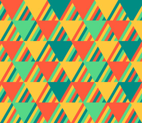 Abstract background with triangles