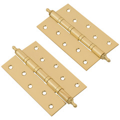 Door hinges on white