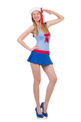 Woman in fashion clothing concept