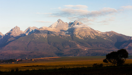 surroundings of Lomnicky Peak, Vysoke Tatry (High Tatras), Slova