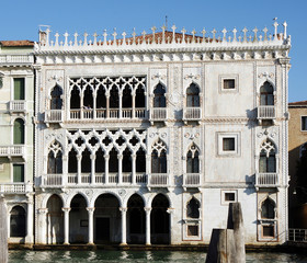 Fototapeta na wymiar Venedig, Ca' d'Oro am Canal Grande
