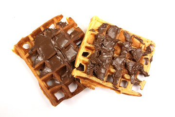 gaufres au chocolat