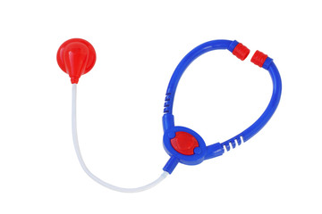 Plastic toy stethoscope.