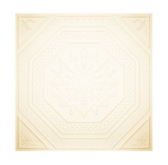 Patterns on the ceiling gypsum sheets