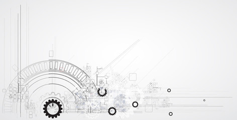 abstract structure circuit computer cube technology business bac