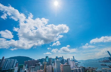 Fototapeta premium View of Hong Kong during the day