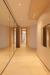 Modern luxury apartment: hallway