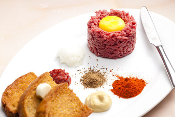 sirloin steak tartare