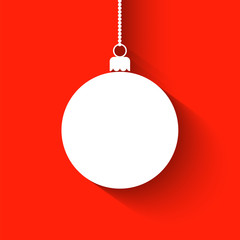 christmas ball vector