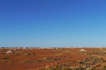 Opal mines in Coober Pedy in the outback of Australia